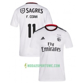 Koszulka Benfica Franco Cervi 11 Wyjazdowe Stroje Piłkarskie 2018-2019 Krótki Rękaw